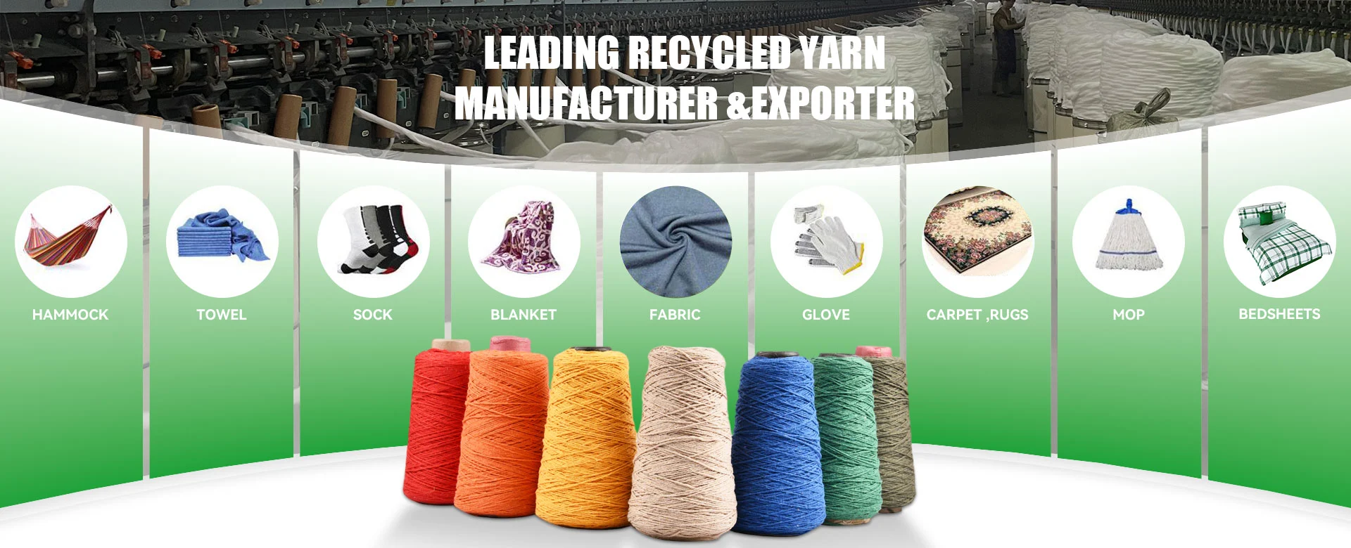 Nhà sản xuất và xuất khẩu sợi hàng đầu