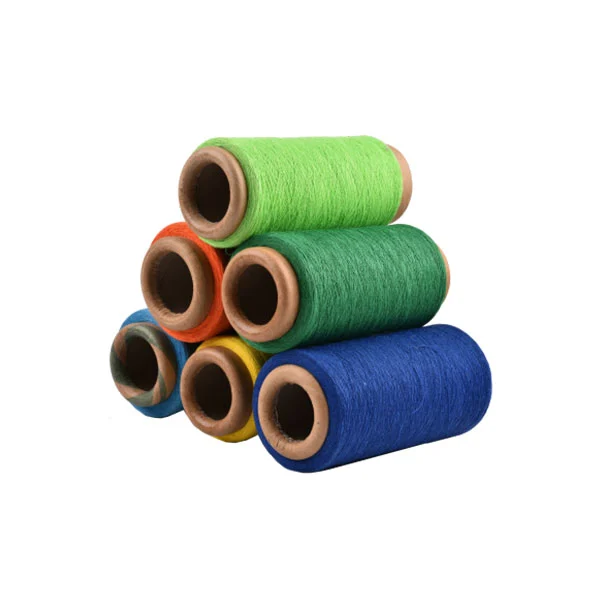 Sợi bông nhuộm tái chế cho móc